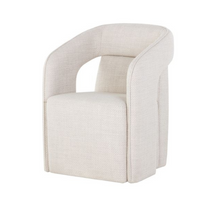 Kimball Wheeled Dining Armchair