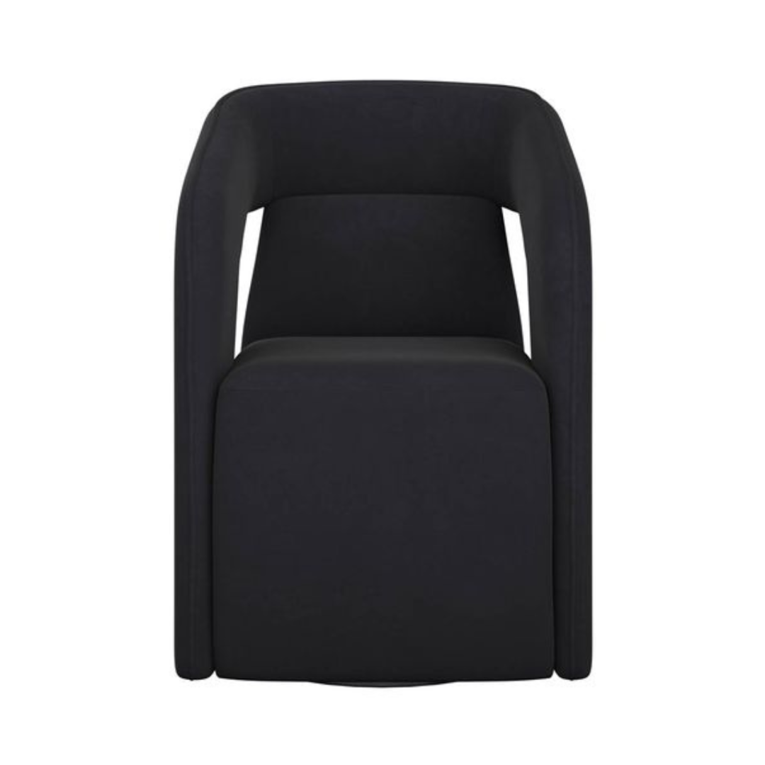 Kimball Wheeled Dining Armchair