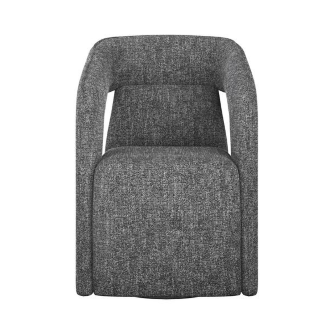 Kimball Wheeled Dining Armchair