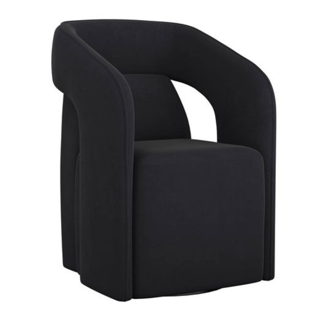 Kimball Wheeled Dining Armchair