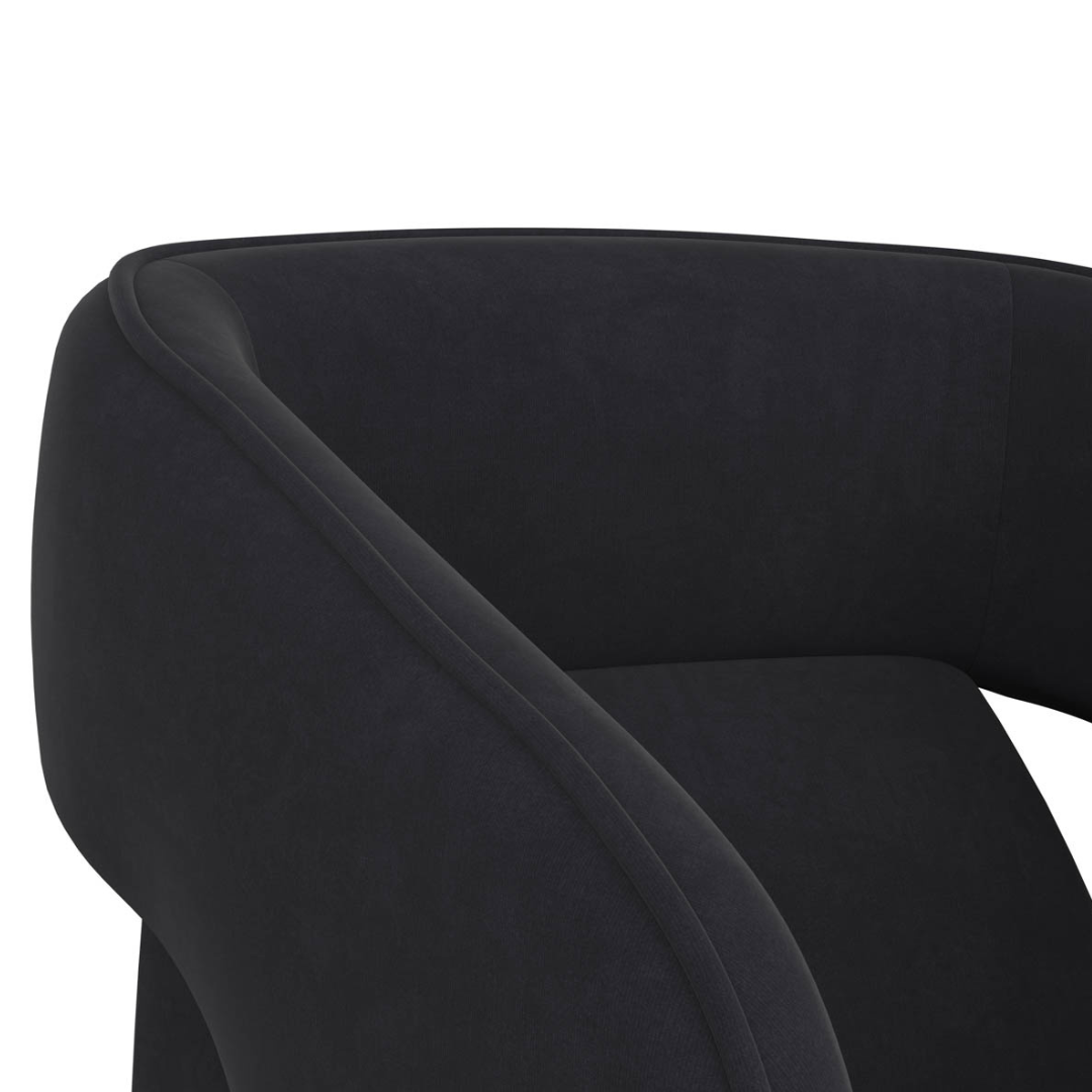 Kimball Wheeled Dining Armchair