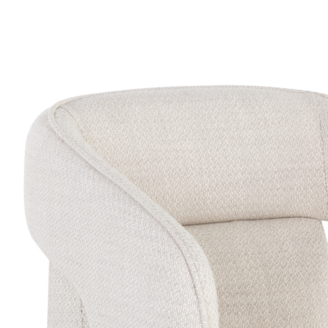 Kimball Wheeled Dining Armchair