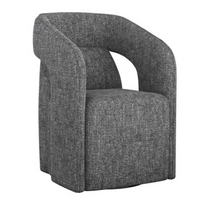 Kimball Wheeled Dining Armchair