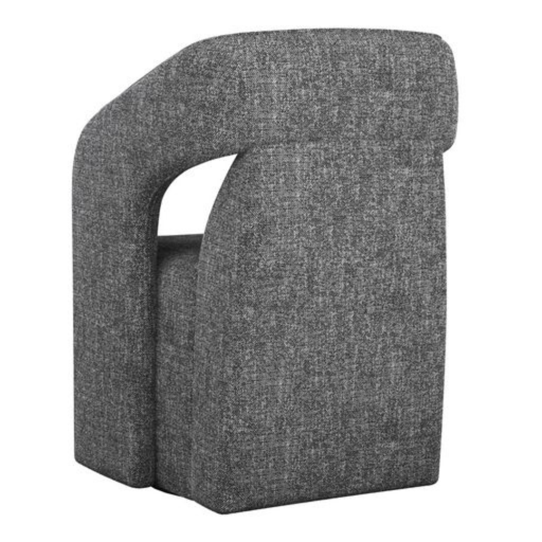 Kimball Wheeled Dining Armchair