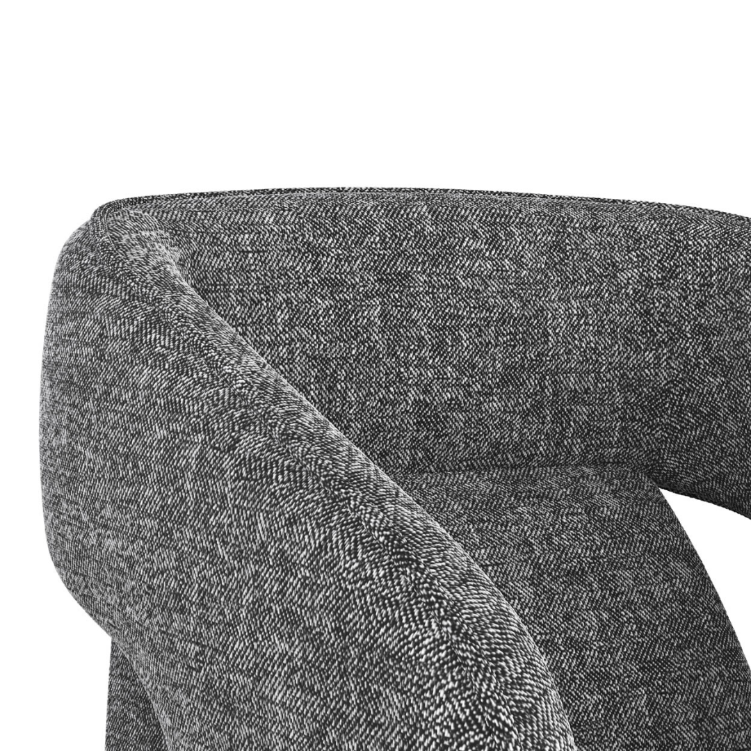 Kimball Wheeled Dining Armchair