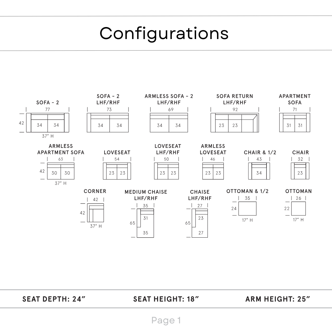 Capetown Custom Sofa