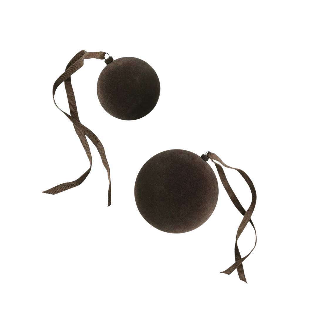Chocolate Velvet Ornament
