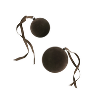 Chocolate Velvet Ornament