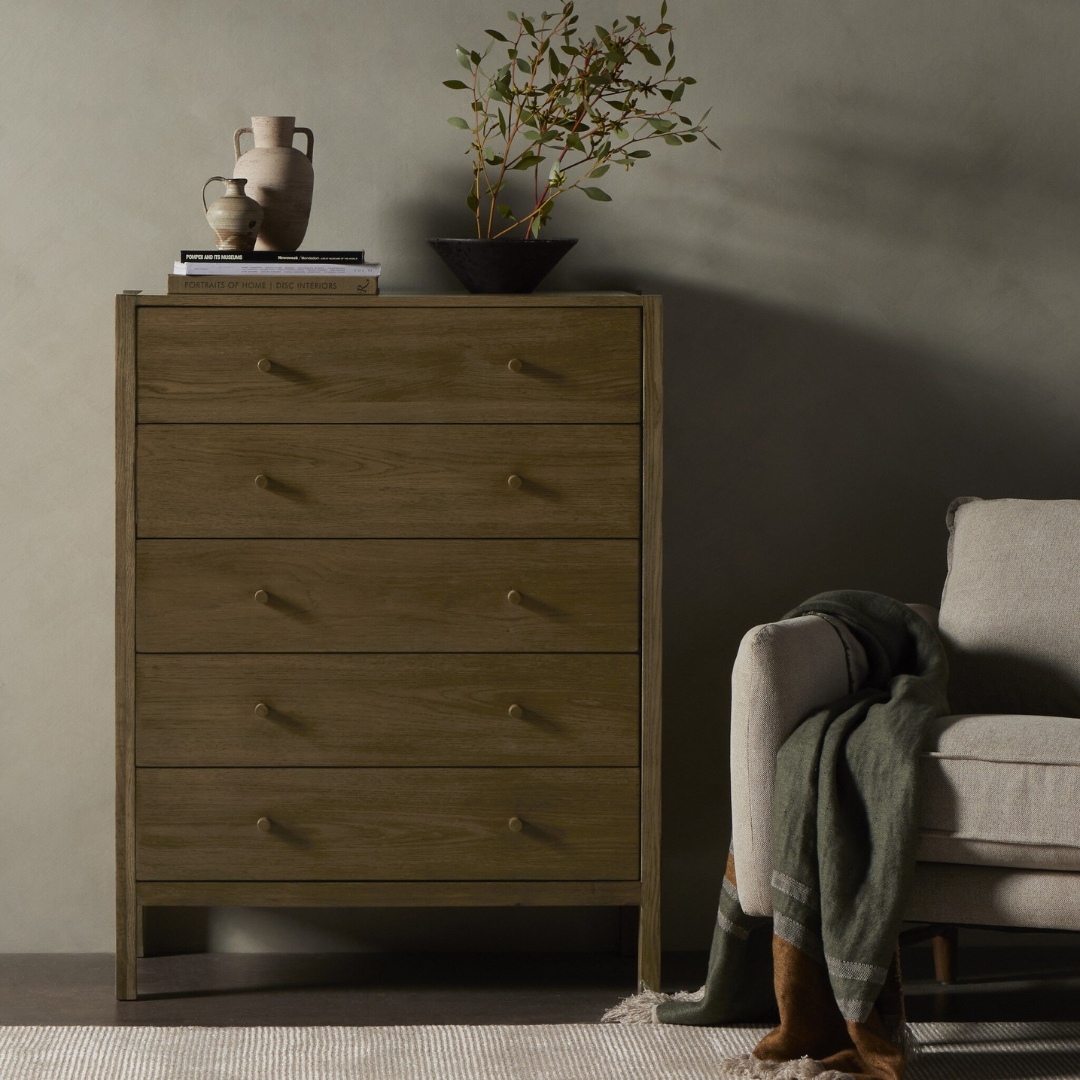 Mera 5-Drawer Tall Dresser