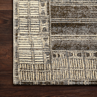Mika MIK-07 Charcoal / Ivory (Indoor/Outdoor Rug)