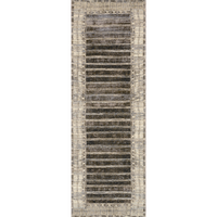 Mika MIK-07 Charcoal / Ivory (Indoor/Outdoor Rug)