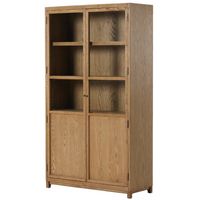 Miley Panel & Glass Door Cabinet