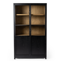 Miley Panel & Glass Door Cabinet