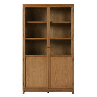 Miley Panel & Glass Door Cabinet