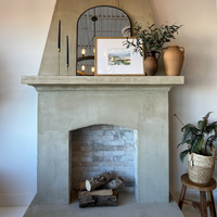 Heidi Arch Mirror Black