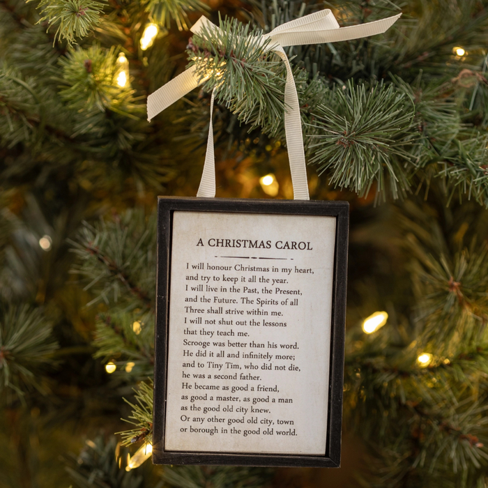 A Christmas Carol - Sign Ornament