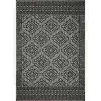 Rainier RAI-06 Grey / Charcoal (Indoor/Outdoor Rug)
