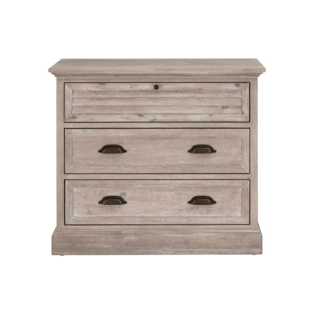 Edgar 3-Drawer Nightstand