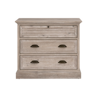 Edgar 3-Drawer Nightstand