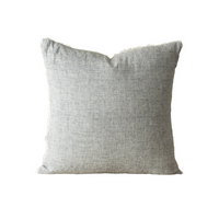 Lina Linen Pillow Navy Stripe 24" x 24"