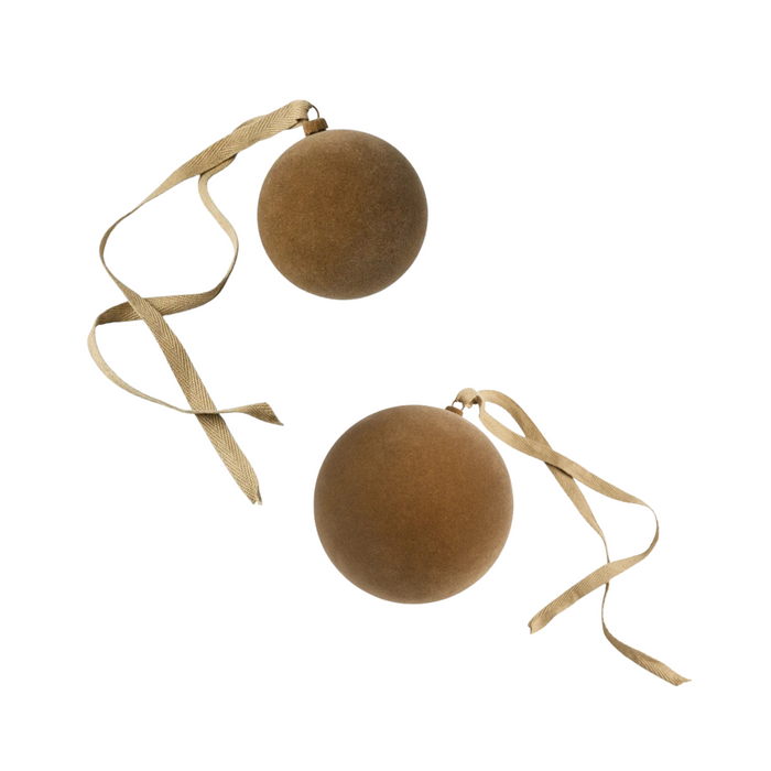 Camel Velvet Ornament