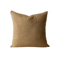 Lina Linen Pillow Hazelnut 24" x 24"