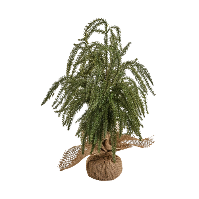 Tabletop Tree in Burlap