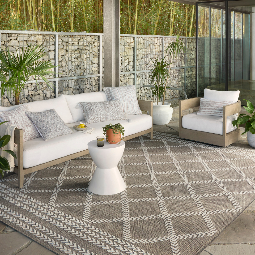 Rainier RAI-05 Natural / Ivory (Indoor/Outdoor Rug)