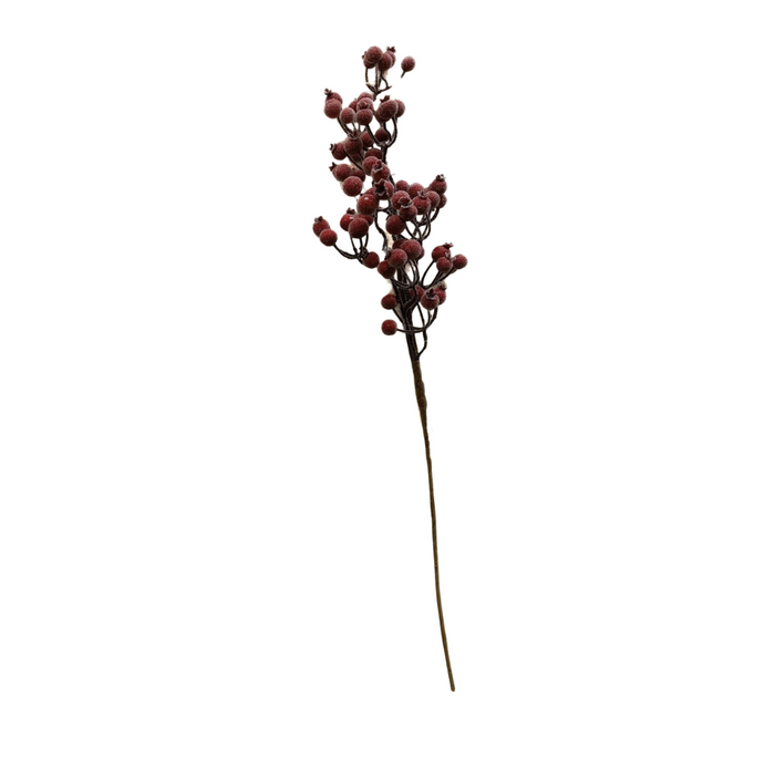 22" Sugar Berries Stem Red