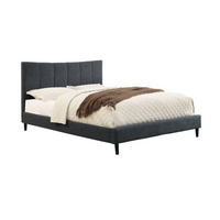 Rimo Platform Bed Grey