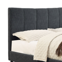 Rimo Platform Bed Grey