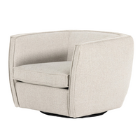 Roman Swivel Chair Fallon Linen