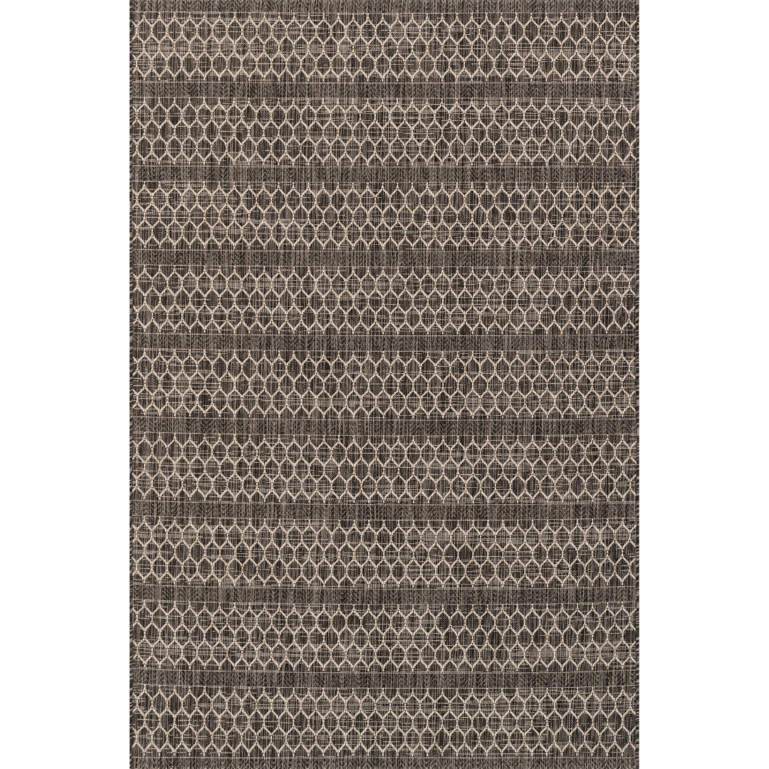 Isle IE-01 Black / Grey (Indoor/Outdoor Rug)