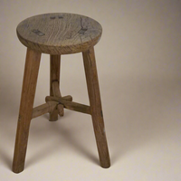 Nanette Vintage Round Stool