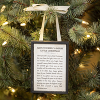 Merry Little Christmas - Sign Ornament