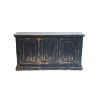 Marsha 3-Door Antiqued Small Sideboard