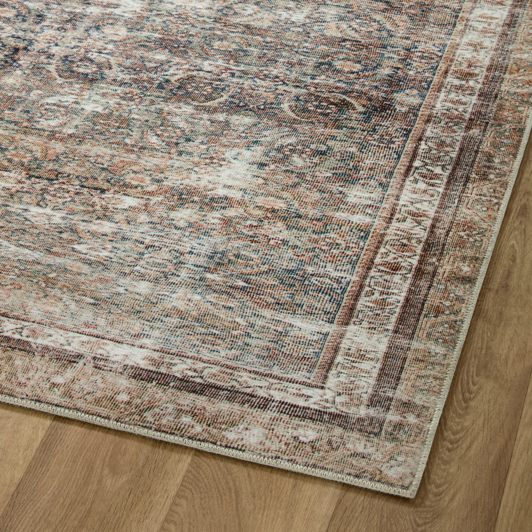 Jules JUL-09 (CJ) Ink/Terracotta Rug