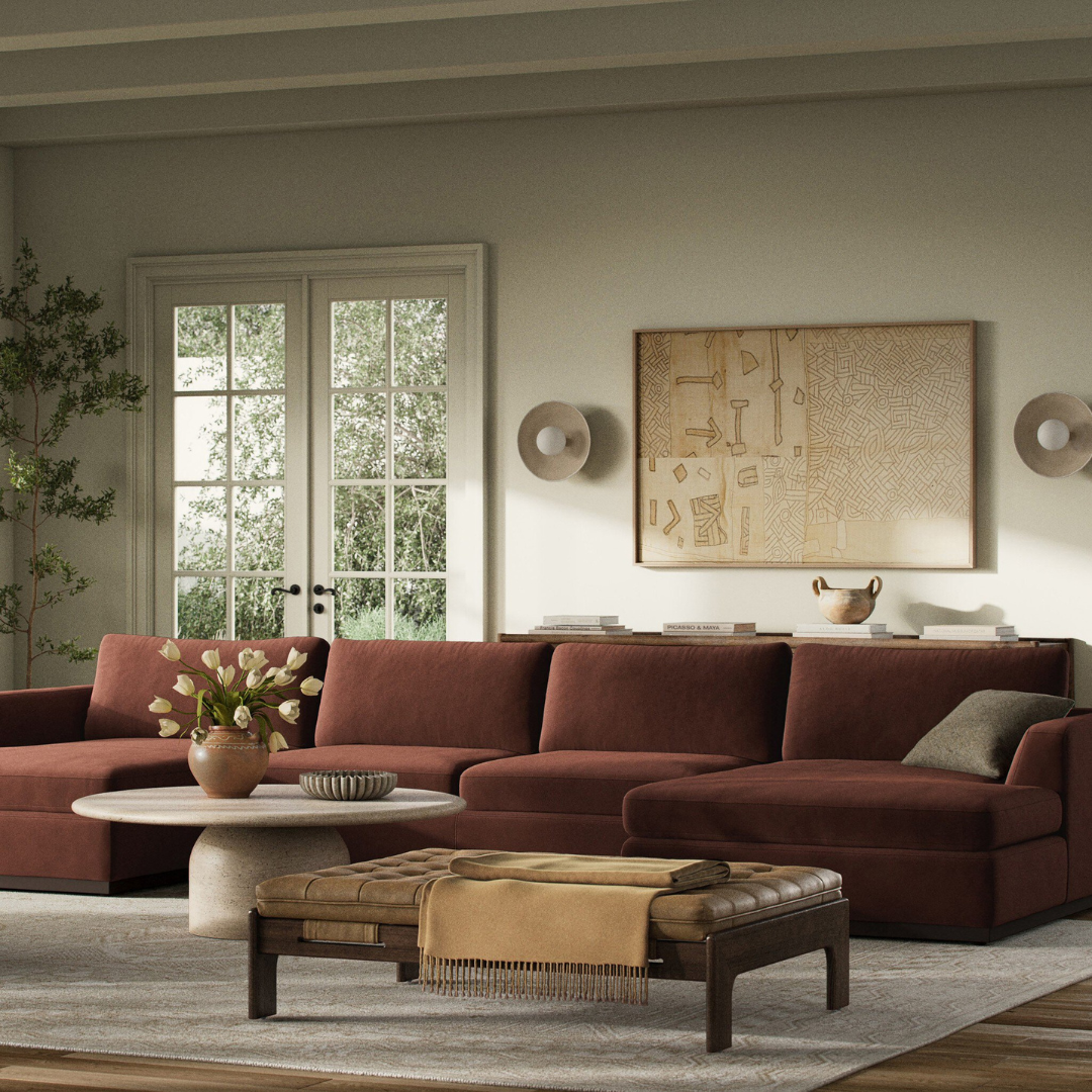 Collier Custom 3-PC U-Sectional