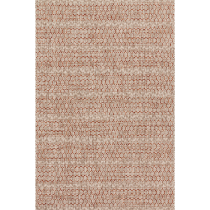 Isle IE-01 Beige / Rust (Indoor/Outdoor Rug)