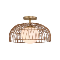 Anita 1-Light Convertible Semi-Flush/Pendant