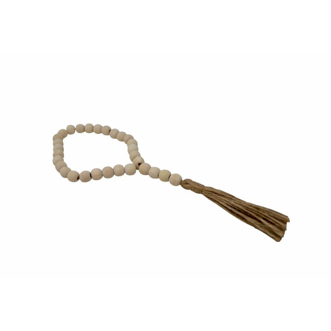 SALE: beads tassle Natural