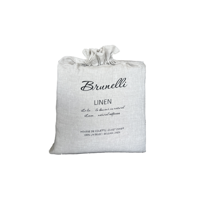 Natural Linen Duvet Cover