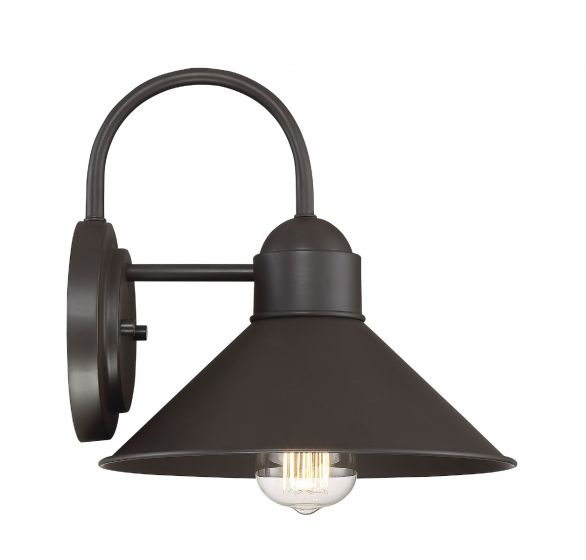 1-Light Outdoor Wall Lantern Oil Rubbed Bronze