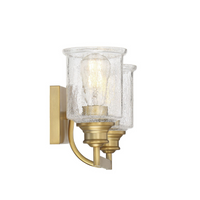 Hampton Warm Brass 2 Light Bath