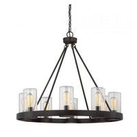 Inman 8 Light Outdoor Chandelier