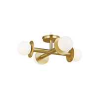 Nodes Semi-Flush Mount