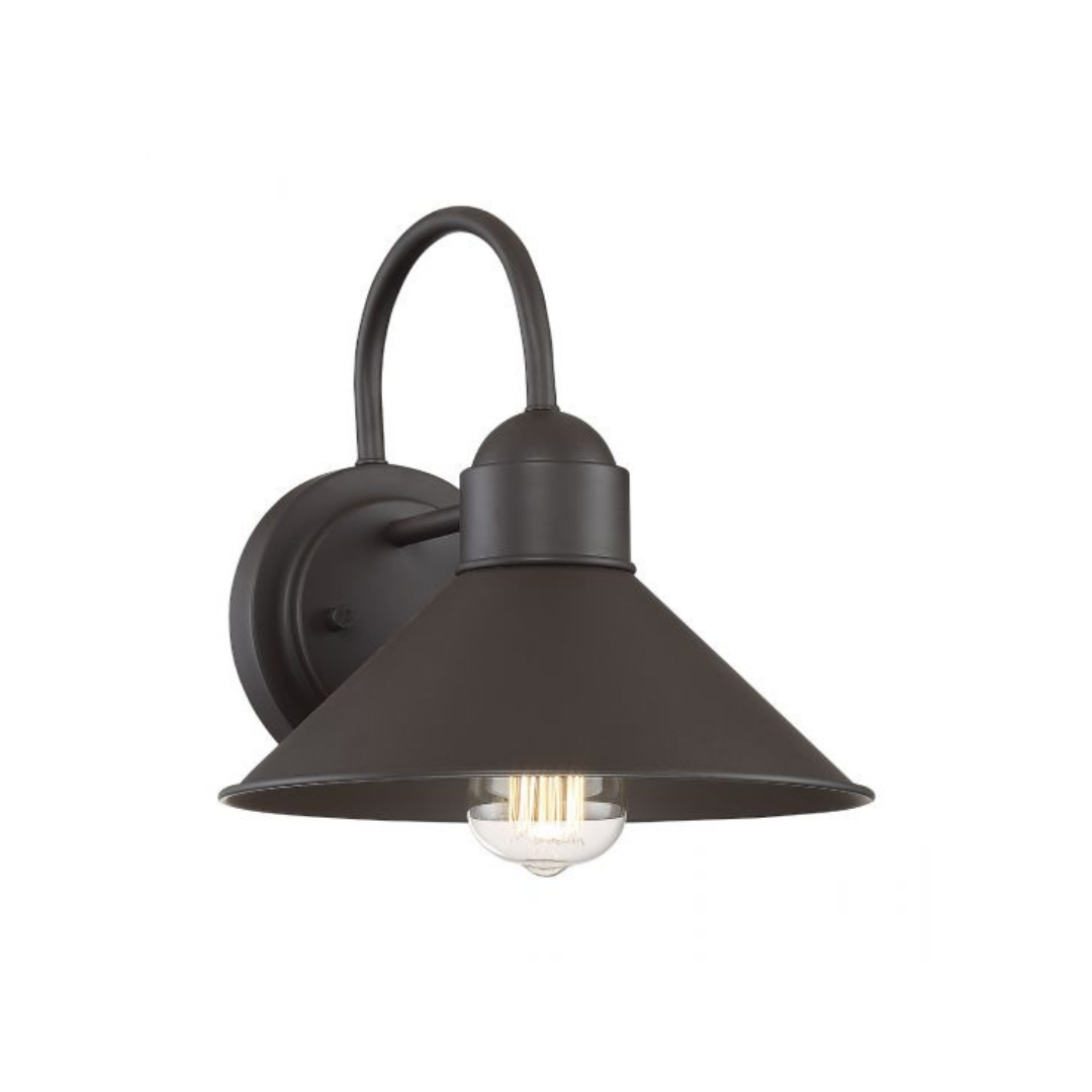 1-Light Outdoor Wall Lantern Oil Rubbed Bronze