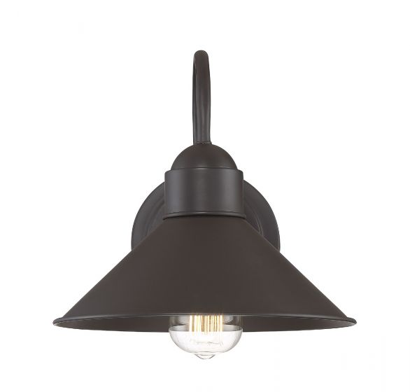 1-Light Outdoor Wall Lantern Oil Rubbed Bronze