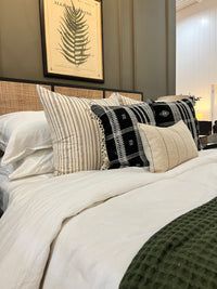 White Linen Duvet Cover