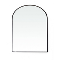 Heidi Arch Mirror Black